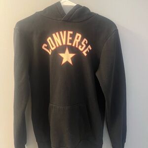 Converse Black Hoodie with Star Logo